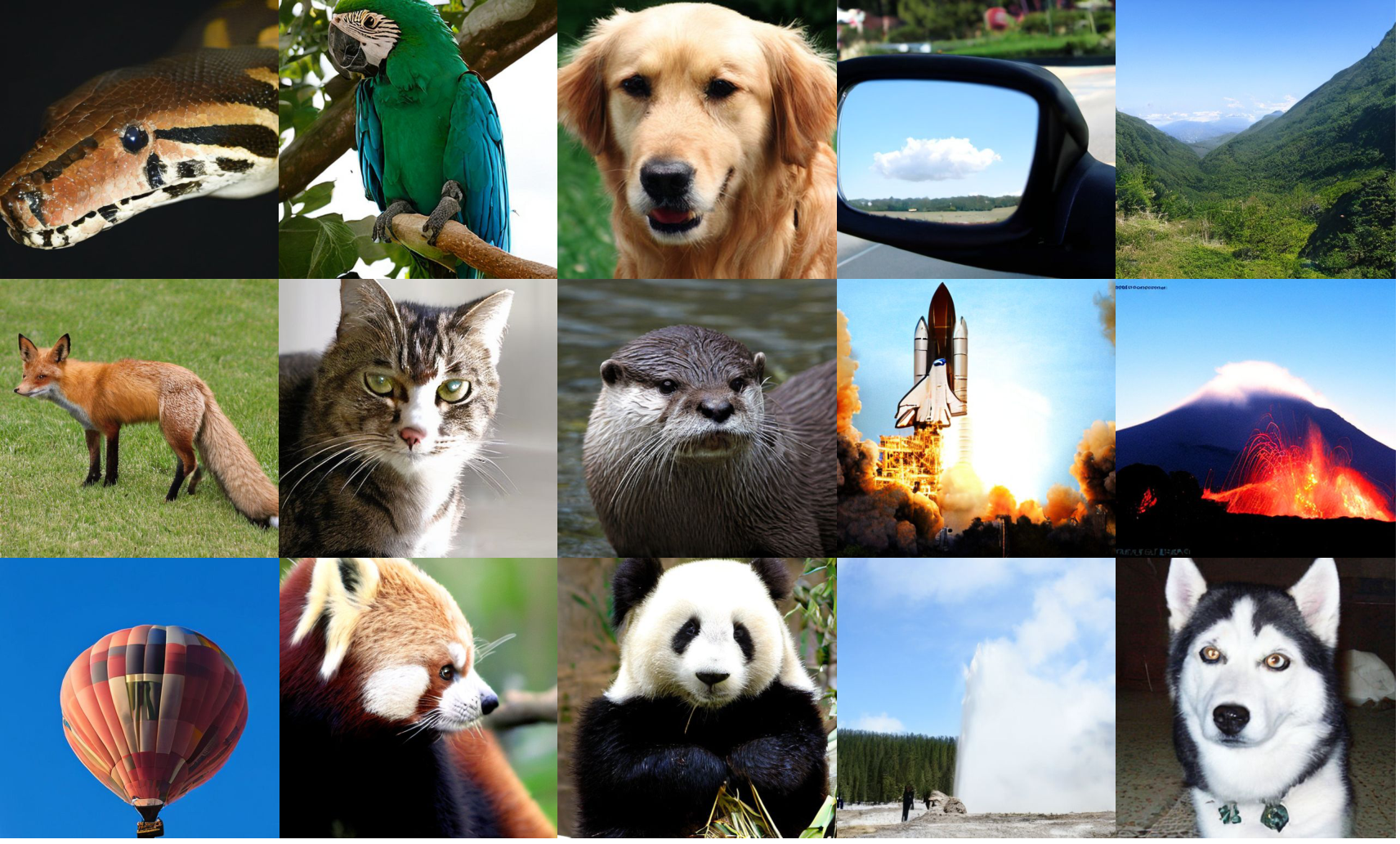 Qualitative Result of Imagenet 512 with cfg=4
